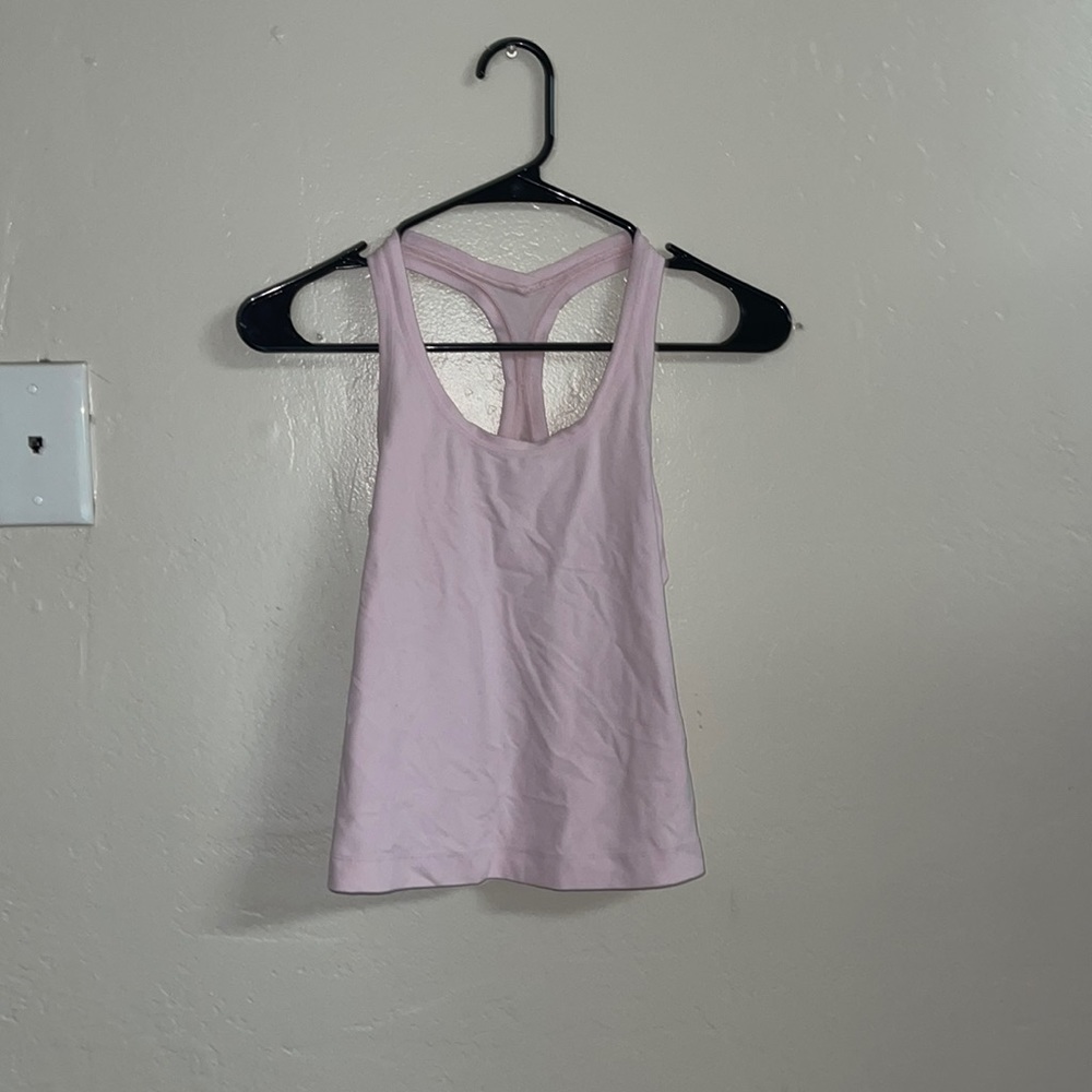 Strawberry milkshake lululemon Cool Racerback Short tank top size 4